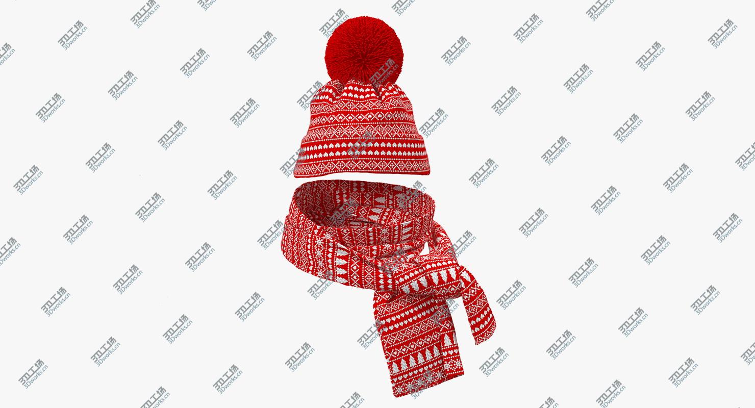 images/goods_img/2021040163/Christmas Hat and Scarf 3D model/2.jpg
